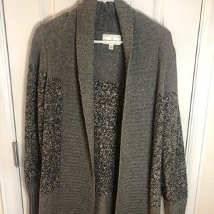 Gray cardigan